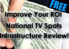 TV Advertising an Infrastructure Review Equals SUCCESS!